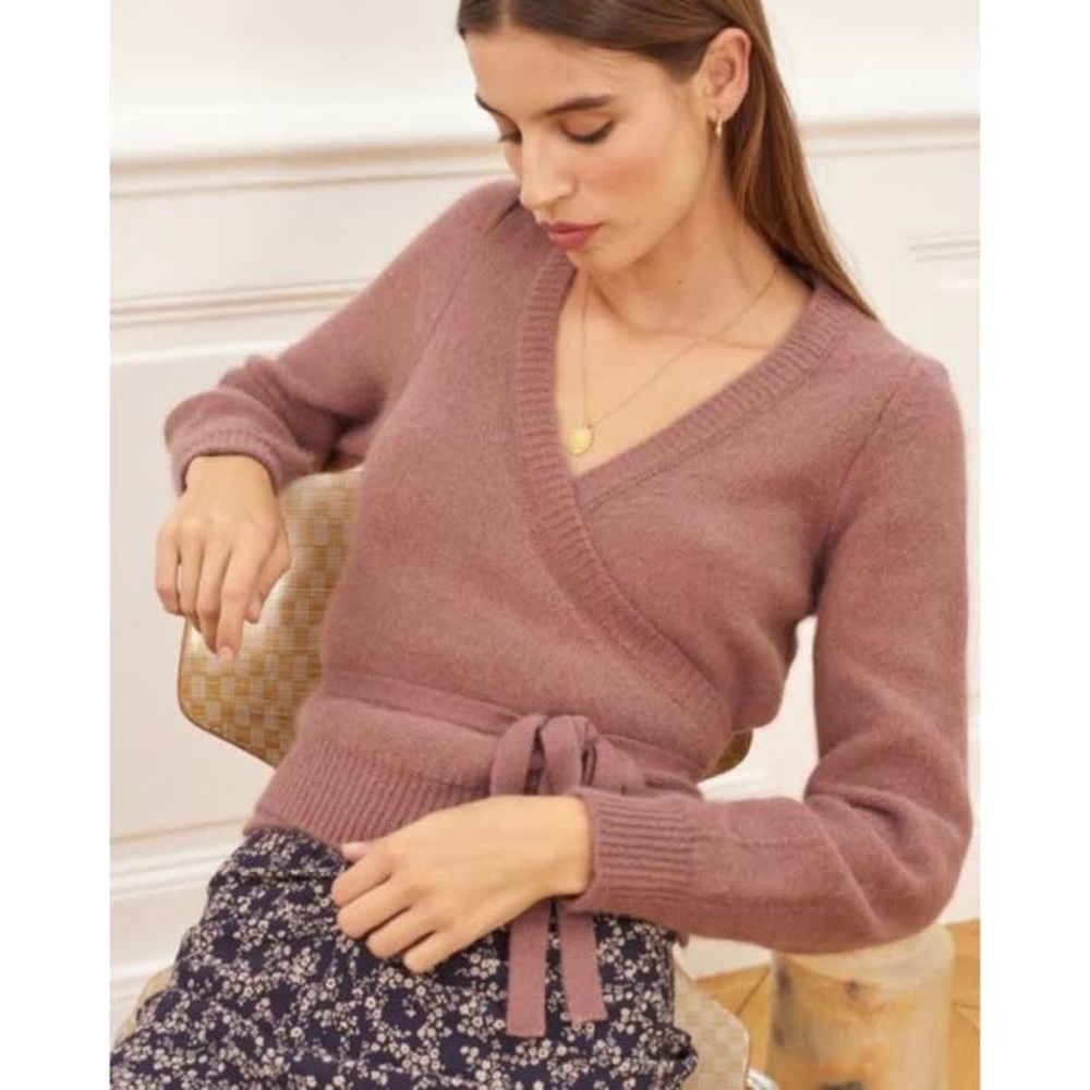 Rouje wrap sweater